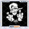 Cool Monkey Street Art PNG Design for Instant Download 2 Cool Monkey Street Art PNG Design for Instant Download