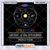 Coldplay Music of the Spheres World Tour PNG Download