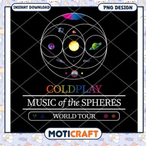 Coldplay Music of the Spheres World Tour PNG Download