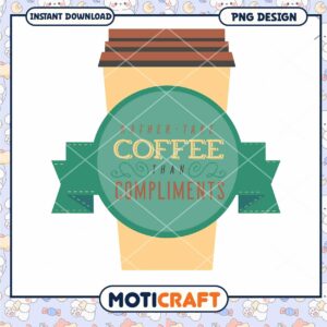 Coffee Lovers Quote PNG Design for Instant Download Art