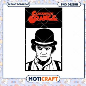 Clockwork Orange PNG Design Download for Fans and Collectors