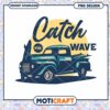 Catch the Wave Vintage Truck PNG Design for Download