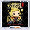 Captain Marvel PNG Design Instant Download Superhero Art