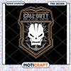 Call of Duty Black Ops Skull Logo PNG Download Design