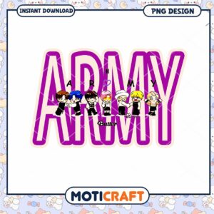 BTS Army Butter PNG Design for Instant Download