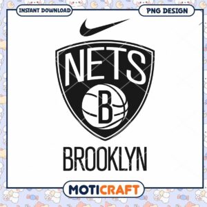 Brooklyn Nets Logo PNG Instant Download Design Template