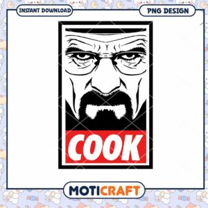 Breaking Bad Inspired Cook PNG Design for Instant Download