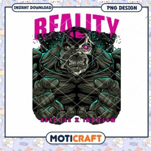 Bold Reality Graphic Design PNG for Instant Download Art