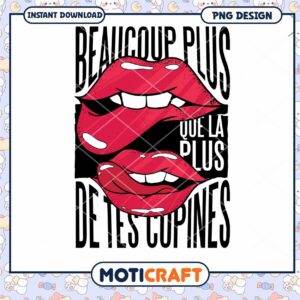 Bold Lips PNG Design for Fun and Creative Projects