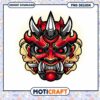 Bold Demon Mask PNG Design for Instant Download Art 2 Bold Demon Mask PNG Design for Instant Download Art