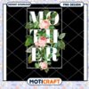 Beautiful Mother Floral PNG Design for Instant Download
