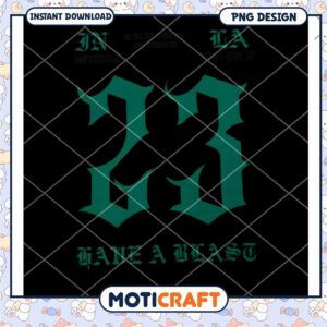 Beastly 23 PNG Design for Instant Download and Print