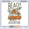 Beach Adventure Retro Van PNG Design for Instant Download 1 Beach Adventure Retro Van PNG Design for Instant Download