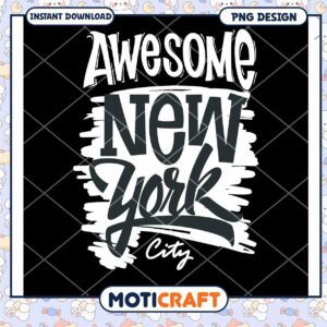 Awesome New York City PNG Design for Instant Download