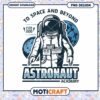 Astronaut Academy Explore Space and Beyond PNG Design