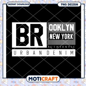 Brooklyn Urban Denim PNG Design Brooklyn Urban Denim PNG Design
