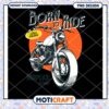 Born to Ride Motorcycle Design Instant Download PNG Art