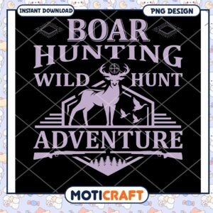 Boar Hunting Wild Hunt Adventure PNG