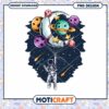Astronaut Balloon Space PNG Design for Instant Download