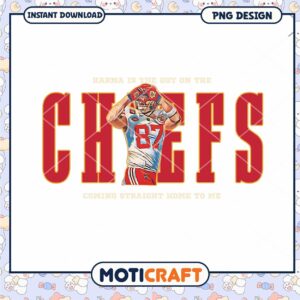 Chiefs Karma PNG Design Instant Download Art 87