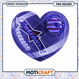 New England Patriots Heart PNG Download Design New England Patriots Heart PNG Download Design