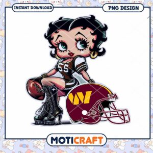 Betty Boop Football PNG Clipart Instant Download Betty Boop Football PNG Clipart Instant Download