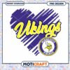 Minnesota Vikings Heart Design PNG Instant Download 1 Minnesota Vikings Heart Design PNG Instant Download