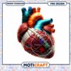 Heart Football Design PNG Download for Fans