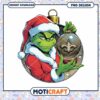 Grinch Christmas Ornament PNG Instant Download Design