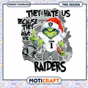 Raiders Fans PNG Design Grinch They Hate Us Raiders Fans PNG Design Grinch They Hate Us