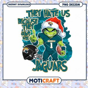 Jacksonville Jaguars Grinch PNG Holiday Design Download Jacksonville Jaguars Grinch PNG Holiday Design Download