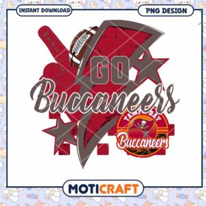 Go Buccaneers Tampa Bay PNG Instant Download Design