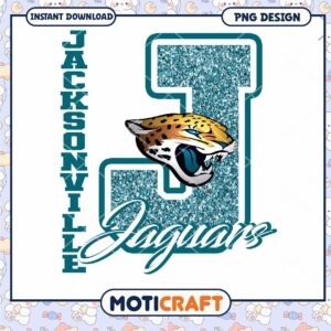 Jacksonville Jaguars Glitter PNG Instant Download Design