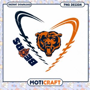 Chicago Bears Graphic PNG Design for Sports Fans