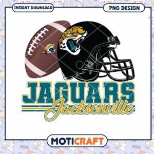 Jacksonville Jaguars Football Helmet and Ball PNG