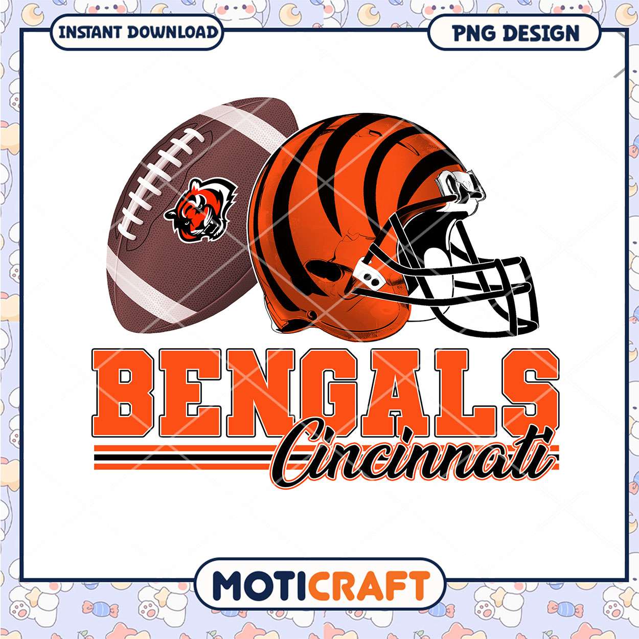Cincinnati Bengals PNG Design Football Clipart Download Cincinnati Bengals PNG Design Football Clipart Download