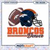 Denver Broncos Football PNG Design Instant Download