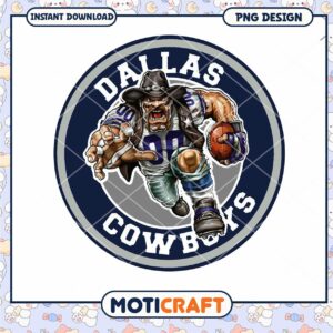Dallas Cowboys Football PNG Graphic Design Download