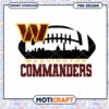 Washington Commanders Football Team PNG Design Download