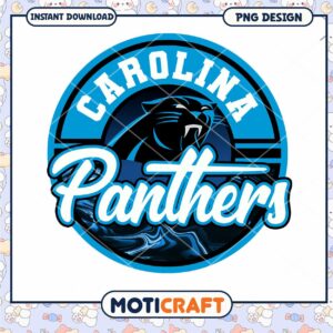 Carolina Panthers Logo PNG Instant Download Design