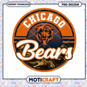 Chicago Bears Logo Instant Download PNG Design