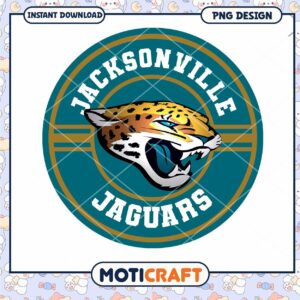 Jacksonville Jaguars Logo PNG Instant Download Design