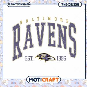 Baltimore Ravens Team Logo PNG Instant Download Art