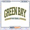 Green Bay Football PNG Design Instant Download Art