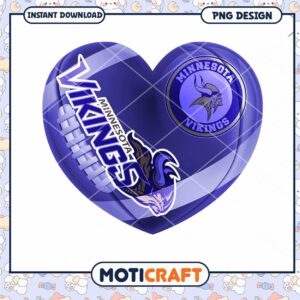 Minnesota Vikings Heart PNG