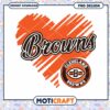 Cleveland Browns Heart PNG 1 Cleveland Browns Heart PNG