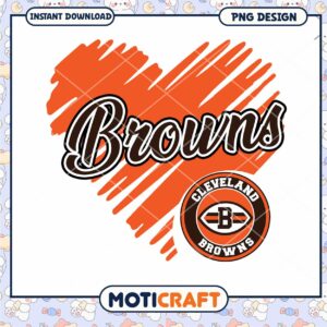 Cleveland Browns Heart PNG