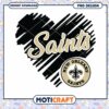 New Orleans Saints Heart PNG 1 New Orleans Saints Heart PNG