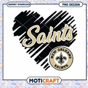 New Orleans Saints Heart PNG