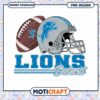 Detroit Lions PNG Football Helmet